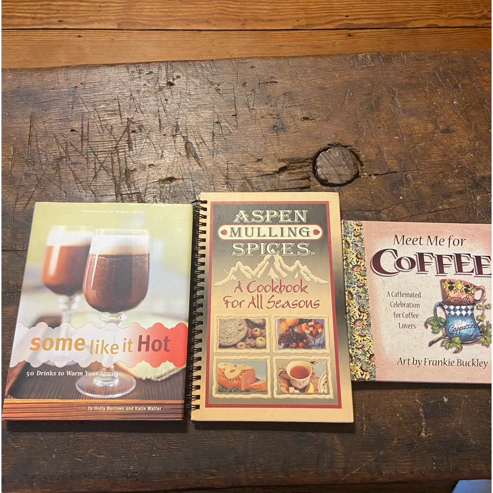 Book Bundle Drink Recipes Set of 3